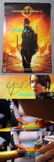 Jennifer Lawrence Signed Hunger Games SDCC Exclusive Poster Exact
