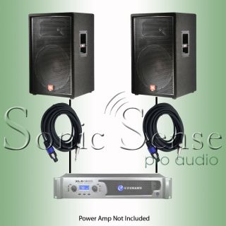 JBL JRX115 JRX 115 15 2 Way DJ PA Speakers System New Pair Extended