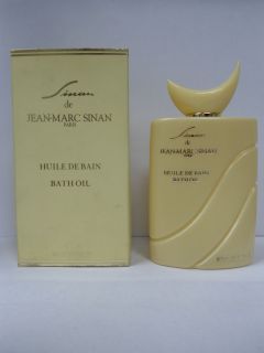 Sinan by Jean Marc Sinan 5 oz 200 ml Huile de Bain Vintage Bath Oil