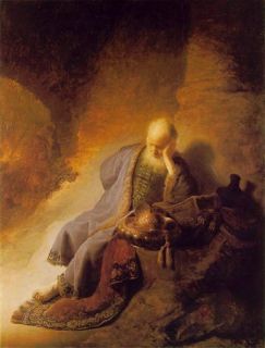Rembrandt The Prophet Jeremiah Mourning Over The Destruction of