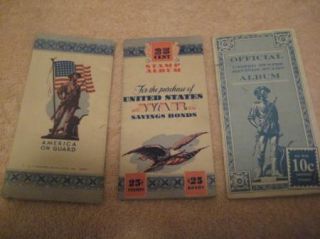 World War II United States Stamp War Bond Book with 29 Stamps War
