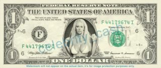 Jenna Jameson Dollar Bill Mint