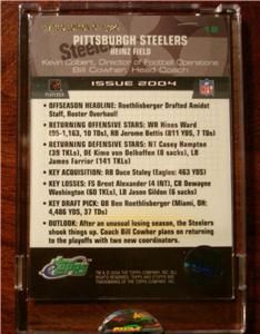 Team Pittsburgh Steelers eTopps Card 1 of 1320 Ben Roethlisberger