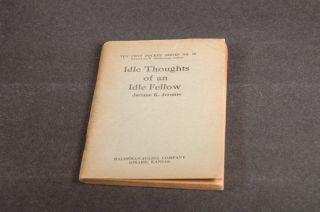  of An Idle Fellow Ten Cent Pocket Series No 18 Jerome K Jerome