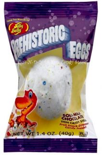 Jelly Belly Candy 3 Prehistoric Eggs Dinosaur Inside