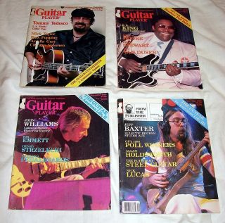  Player magazine 4 issues from 1980 B.B. King, Jeff Baxter, Gary Moore