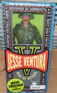RARE 12 Tall JESSE VENTURA Seal, Governor Action Figure, a Great Gift
