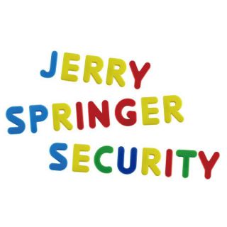 Jerry Springer Security Men T Shirt s M L XL 2XL 3XL