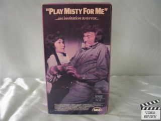 Play Misty for Me VHS Clint Eastwood Jessica Walter