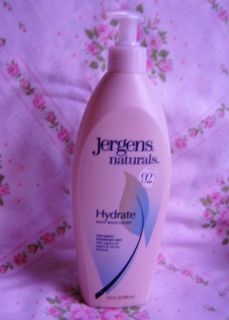 Jergens Naturals Hydrate Daily Moisturizer lotion 16 8 fl oz jajoba