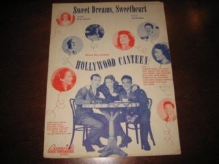  Dreams Sweetheart 1944 Hollywood Canteen M K Jerome 4071