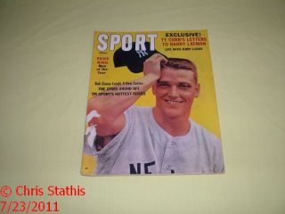 1962 Sport Roger Maris Man of Year Cousy Jerry Lucas