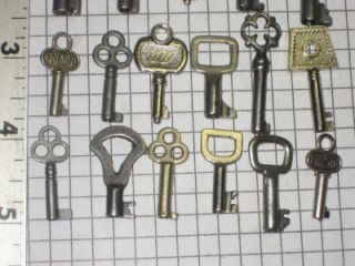 24 Antique Old Ornate Small Jewelry Box Lock Keys