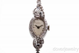 Vintage Geneve Diamond 14k Gold Ladies Watch