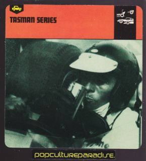 Tasman Series Australia New Zealand Race Card Jim Clark