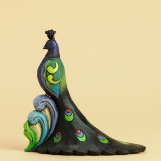 Jim Shore Mini Peacock Figurine