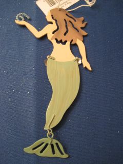 Midwest of Cannon Falls Metal Mermaid Ornament w Dangling Tail Fin New