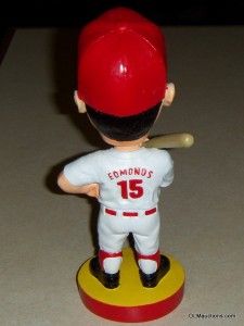 15 Jim Edmonds Bobblehead Baseball St Louis Cardinals w Original Box