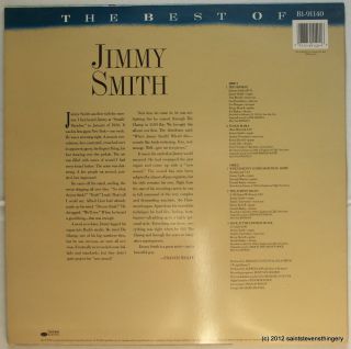 1988 LP Jimmy Smith Best of Jimmie Smith The Blue Note Years B1 91140