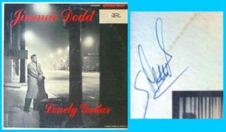 JIMMIE DODD (X MOUSEKETEERS)   LONELY GUITAR   IMPERIAL LP   SIGNED
