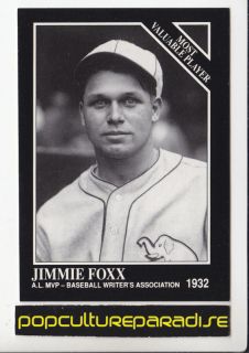 Jimmie Foxx 1991 Conlon Baseball Collection Card 303