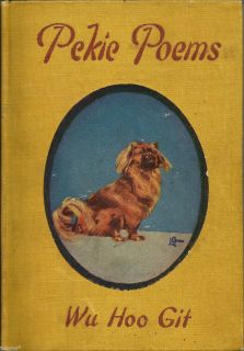 Pekie Poems Wu Hoo Git Estelle Leask 1924 Poetry Book written by