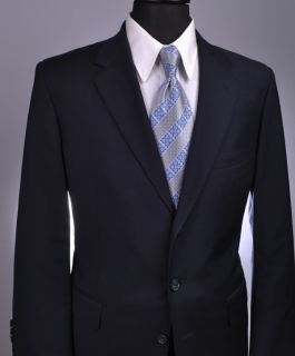 ISW Tom James Filo A Mano Navy Canvassed Suit 40 s R