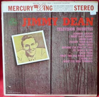 Jimmy Dean Television Favorites TV Stereo LP Record
