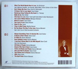 Burt Bacharach Songbook 2CD Jim Brickman Steve Tyrell Dionne Warwick