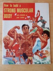 Joe Weider How to Build A Strong Muscular Body Muscle Magazine Booklet