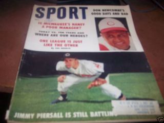 Sport Magazine 7 1959 Jimmy Piersall Cleveland Indians