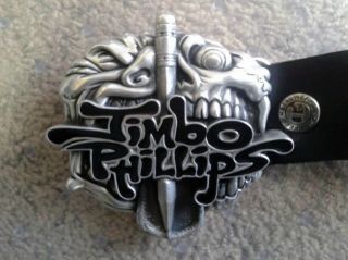 Jimbo Phillips RARE High Quality Metal Alloy Belt Buckle by Fourspeed