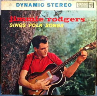 Jimmie Rodgers Sings Folk Songs LP VG SR 25042 Vinyl 1959 Stereo RARE