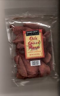 Trader Joes Chile Spiced Mango 8oz Dried Fruit Fresh SEALED Hot Spice