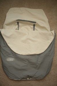 JJ Cole Collections Bundle Me Lite Car Seat Bunting in Gray Stone