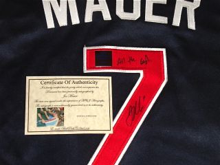 Joe Mauer Autographed Jersey Twins All Star w Proof