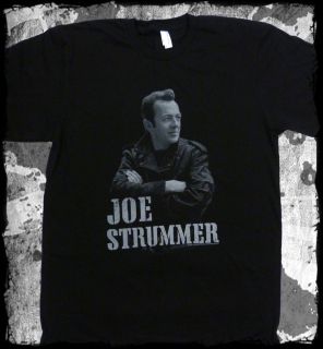 Joe Strummer Leather Jacket Photo T Shirt Official Fast SHIP
