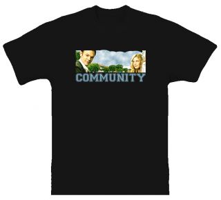Community Joel McHale Sitcom TV Show T Shirt Black