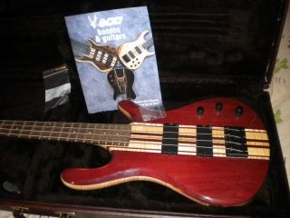 Canadian Made JK Lado Medallion Neck thru 4 String Bass Guitar w