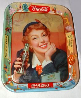 1950s Coca Cola Serving Tray Fantastic Condition