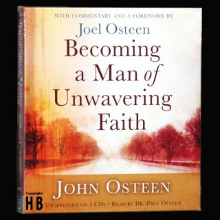 New Becoming A Man of Unwavering Faith Joel John Osteen 4 CDS