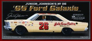 JUNIOR JOHNSONS 1965 #26 FORD GALAXIE UNIVERSITY OF RACING LEGENDS