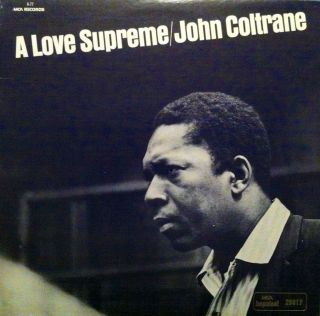 John Coltrane A Love Supreme Impulse LP A 77 EX