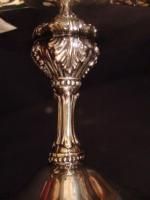 Reed Barton 131 Silver Plate Leaf Accent Compote