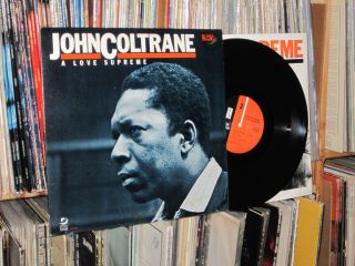 JOHN COLTRANE A Love Supreme Impulse Audiophile LP (liner notes pic