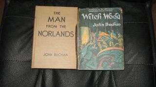 Lot of 2 John Buchan Novels Plus Ilust Biography of The Man