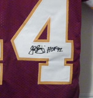 John Riggins Autographed Signed Washington Redskins Red Size XL Jersey