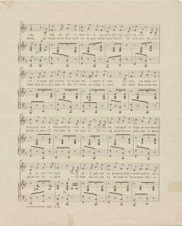 Sheet Music 1896 de Bullys Weddin Night