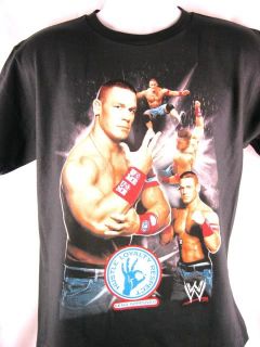 John Cena Collage WWE Authentic T Shirt Youth Sizes