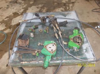 John Deere Tractor Loader Hydraulic Controls Stack on Remotes  